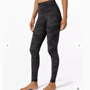 lululemon Align™ High-Rise Pant 28" (Heritage 365 Camo Deep Coal Multi) (Size 2)
